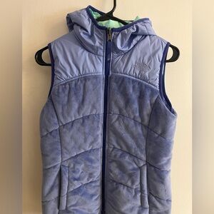 The North Face Reversible Hooded Vest Girls Large 14/16